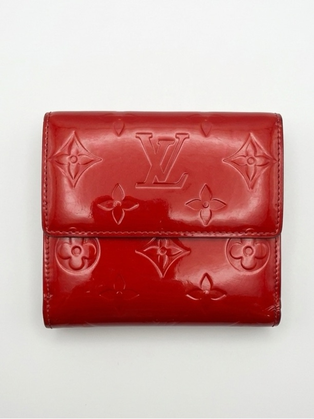 Louis Vuitton Monogram Vernis Elise Wallet-Red - Picture 3 of 7